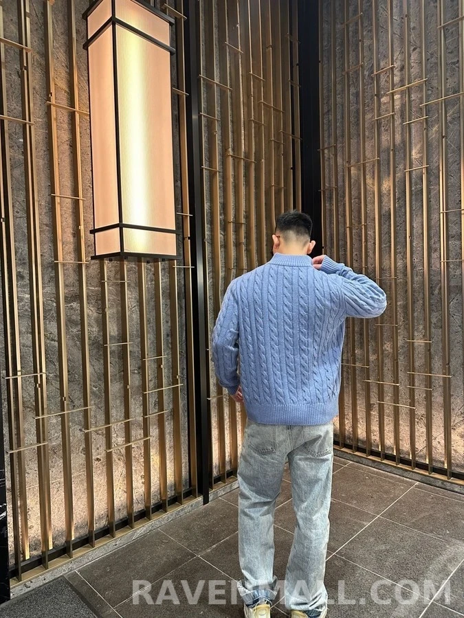 폴로 랄프 로렌 폴로 랄프 로렌 케이블 쿼터집 니트 상세 이미지