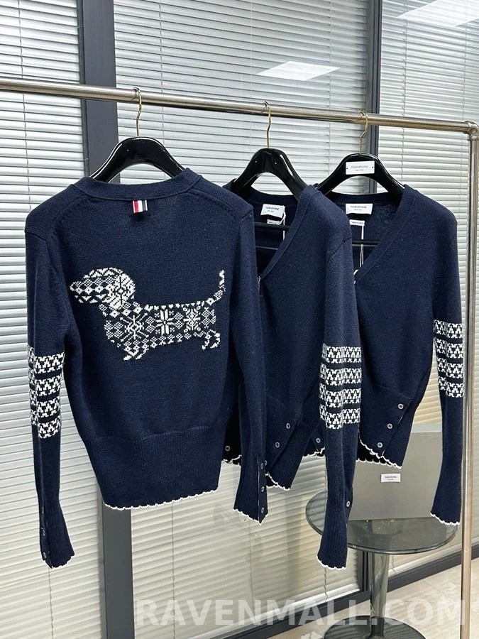 톰브라운 톰브라운 시그니처 스트라이프 가디건 상세 이미지