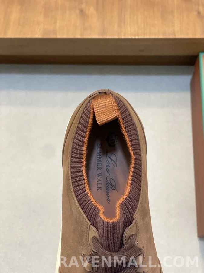 로로피아나 로로피아나 스웨이드 레이스업 스니커즈 상세 이미지