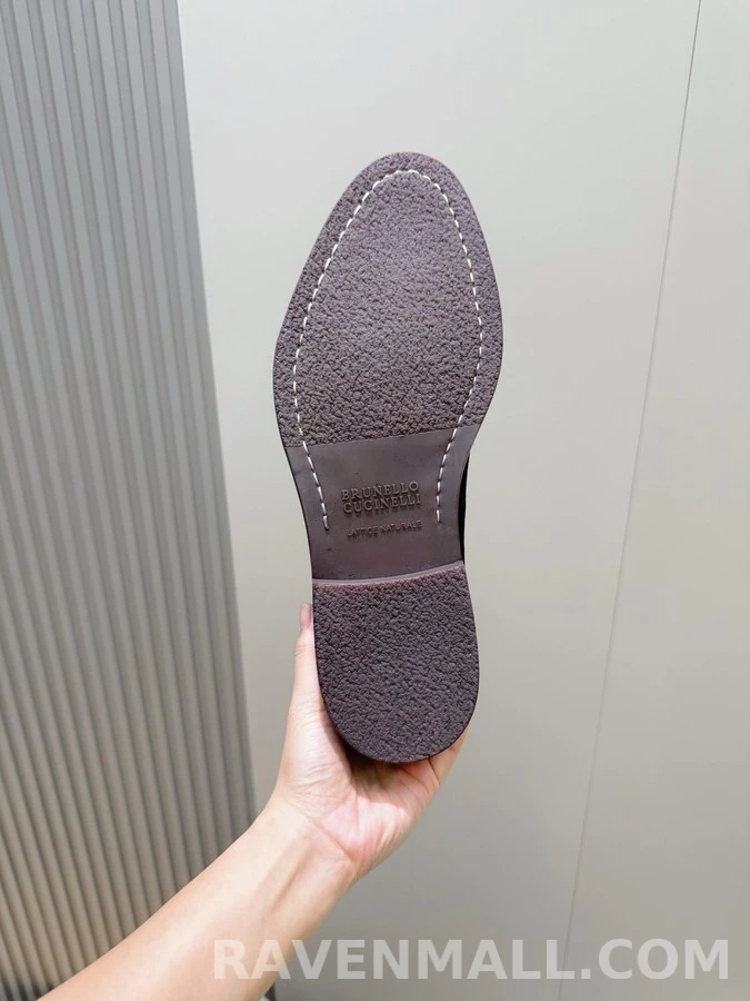브루넬로 쿠치넬리 브루넬로 쿠치넬리 스웨이드 첼시 부츠 상세 이미지