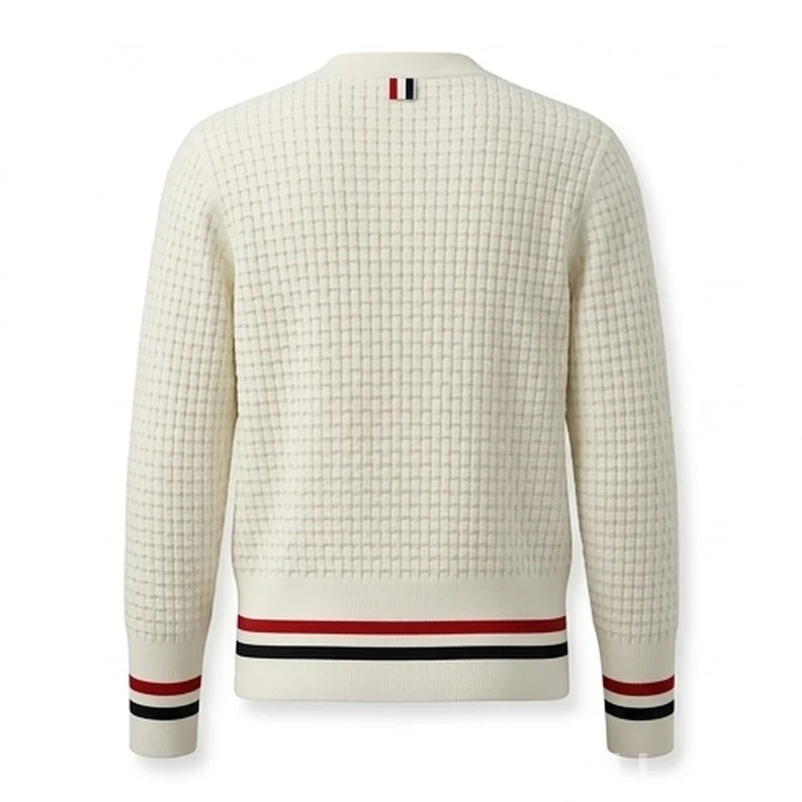 톰브라운 톰브라운 텍스처 니트 가디건 상세 이미지