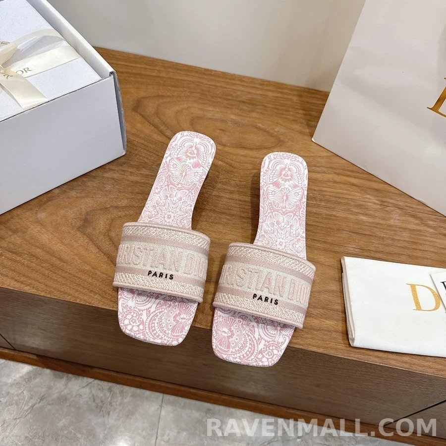 디올 디올 Dway 로고 자수 뮬 상세 이미지