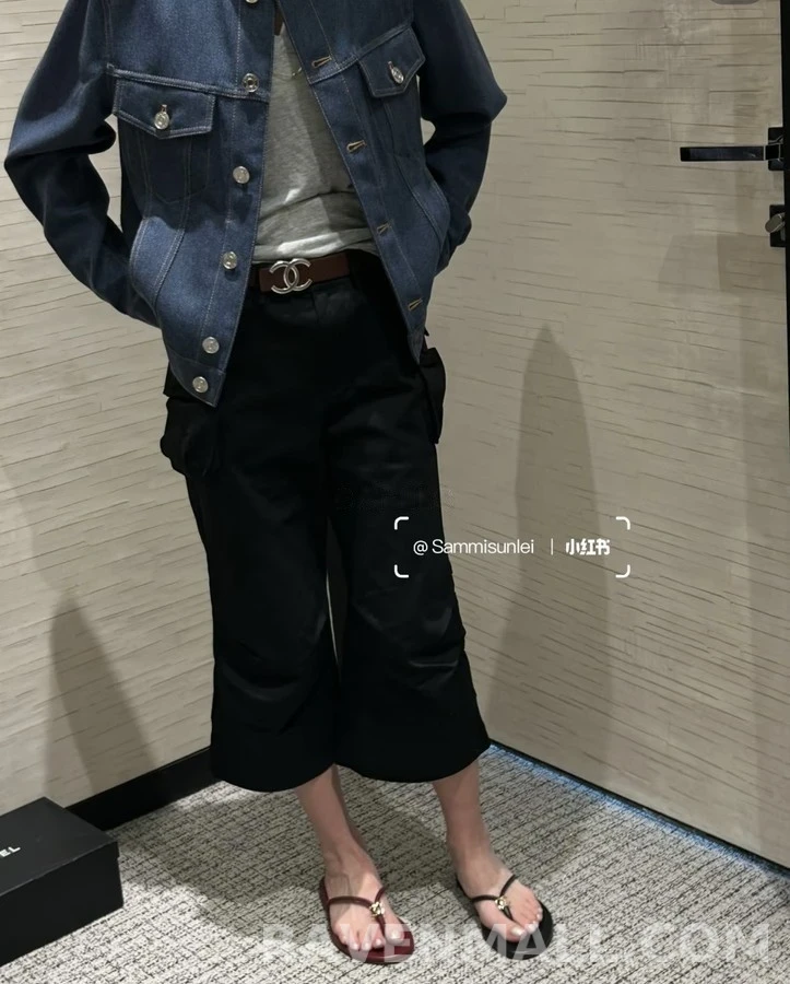 샤넬 샤넬 로고 플립플롭 상세 이미지