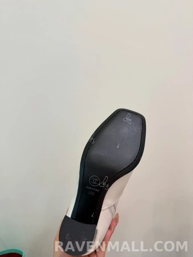 샤넬 샤넬 스퀘어토 블록힐 롱부츠 상세 이미지