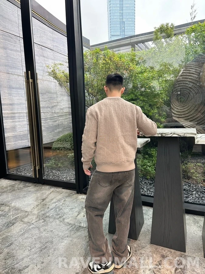 디올 디올 오블리크 자카드 스웨터 상세 이미지