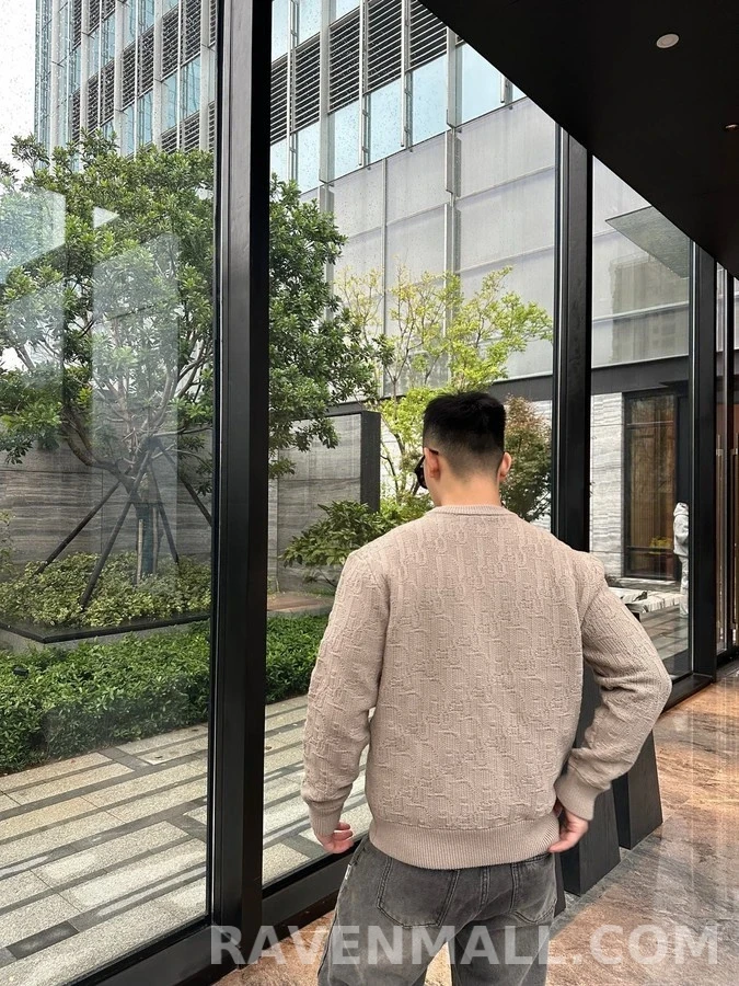 디올 디올 오블리크 자카드 스웨터 상세 이미지