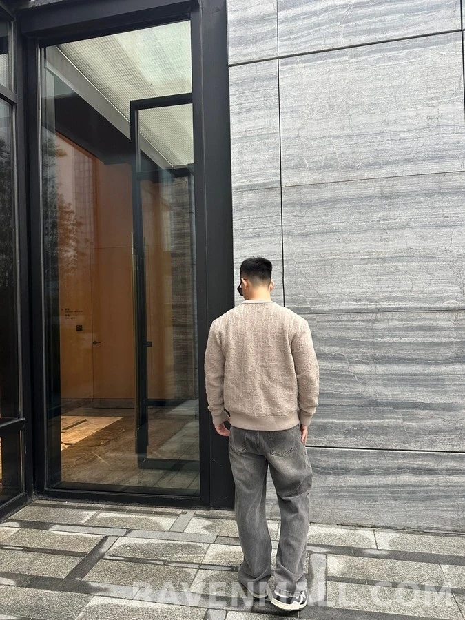 디올 디올 오블리크 자카드 스웨터 상세 이미지