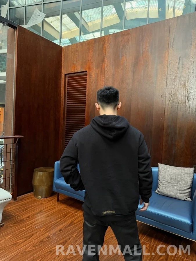 크롬하츠 크롬하츠 고딕 레터링 후드티 상세 이미지