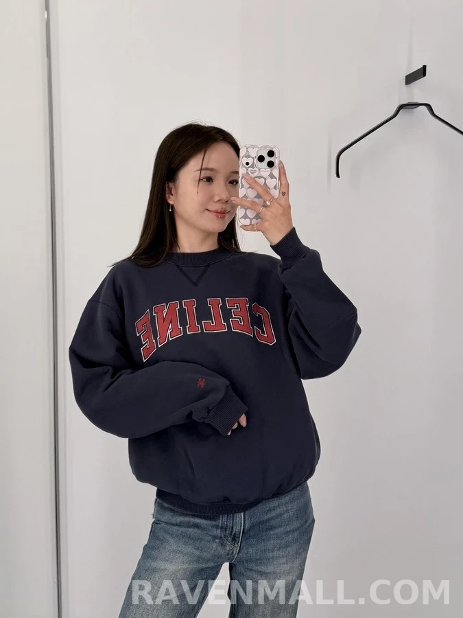 셀린느 셀린느 아치 레터링 맨투맨 상세 이미지