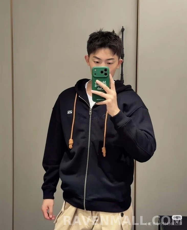 로에베 로에베 아나그램 자수 후드 집업 상세 이미지