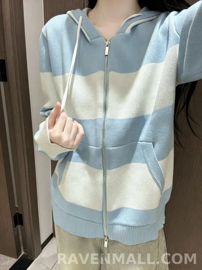 톰브라운 톰브라운 스트라이프 강아지 후드 집업 상세 이미지