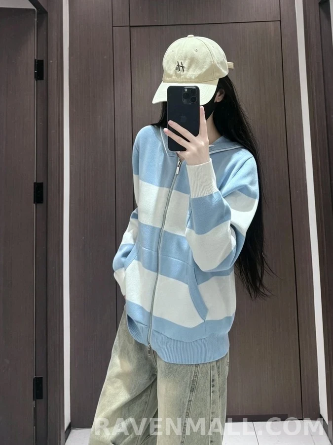 톰브라운 톰브라운 스트라이프 강아지 후드 집업 상세 이미지