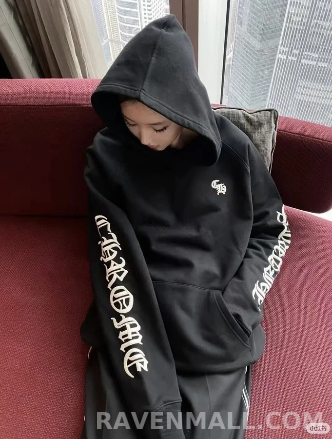 크롬하츠 크롬하츠 레터링 자수 맨투맨 상세 이미지