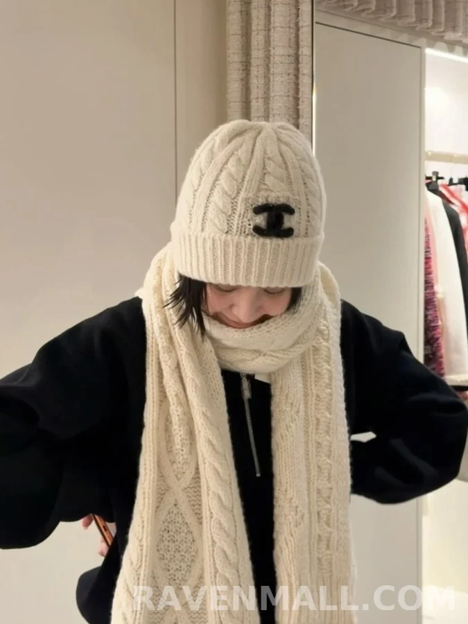샤넬 샤넬 로고 캐시미어 비니 상세 이미지