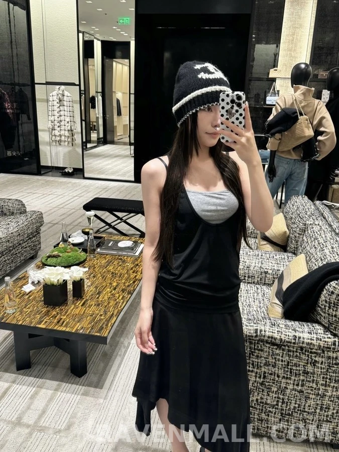 샤넬 샤넬 로고 캐시미어 비니 상세 이미지