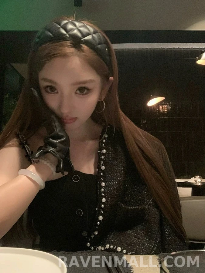 샤넬 샤넬 퀼팅 로고 헤어밴드 상세 이미지