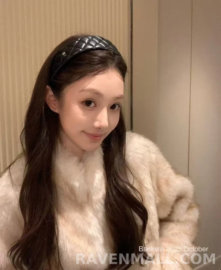 샤넬 샤넬 퀼팅 로고 헤어밴드 상세 이미지