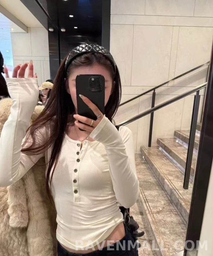 샤넬 샤넬 퀼팅 로고 헤어밴드 상세 이미지