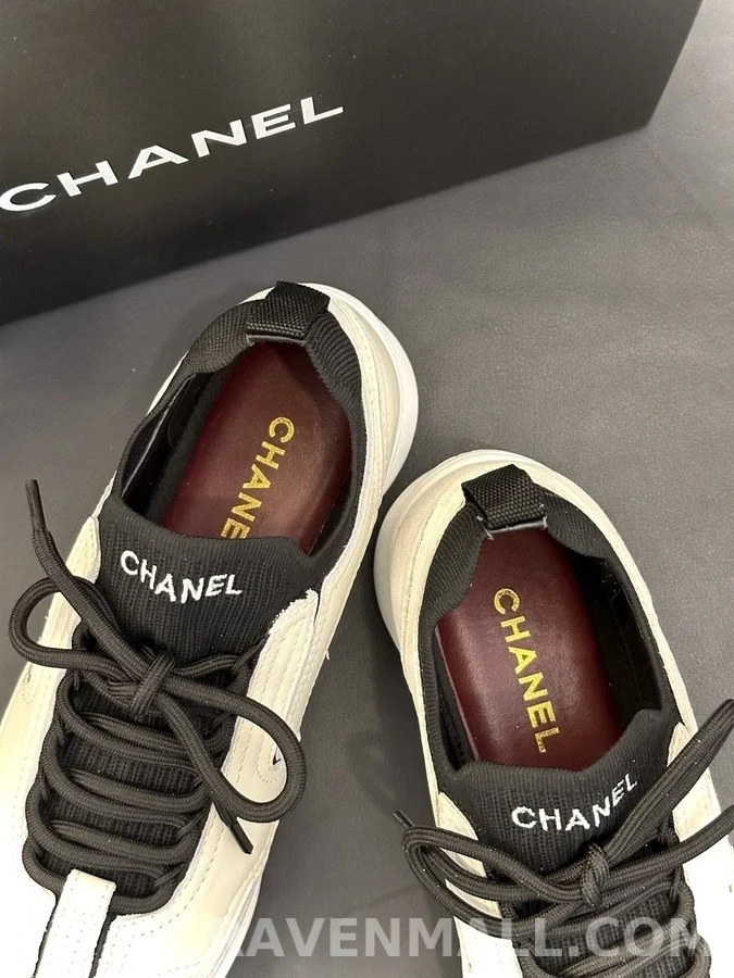 샤넬 샤넬 배색 로고 스니커즈 상세 이미지