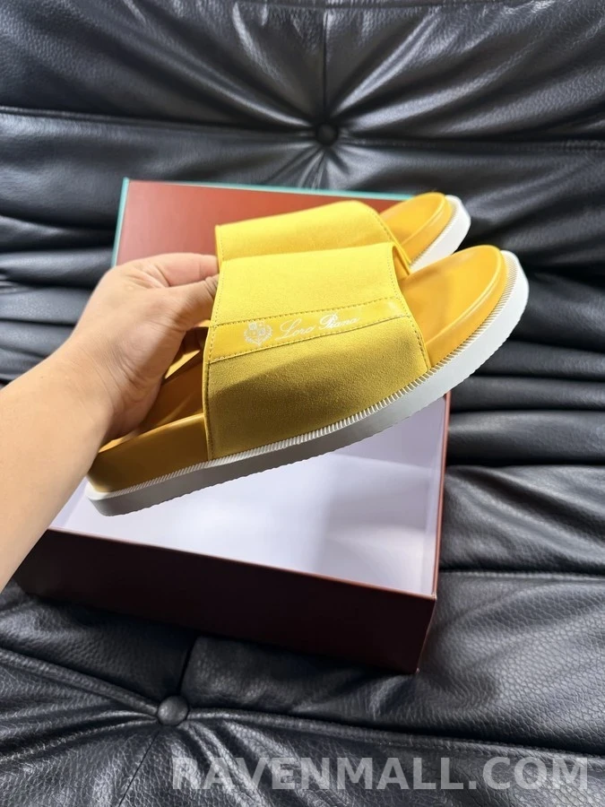 로로피아나 로로피아나 레더 슬라이드 샌들 상세 이미지