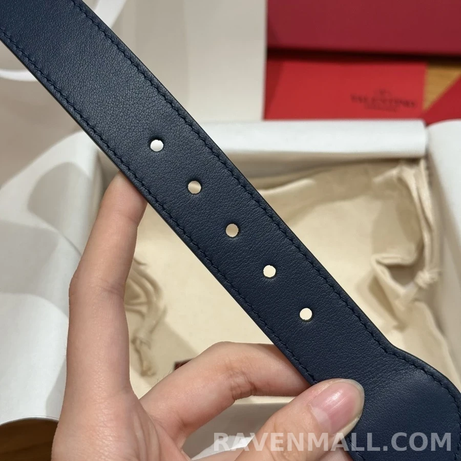 발렌티노 발렌티노 스트라이프 웨빙 벨트 상세 이미지