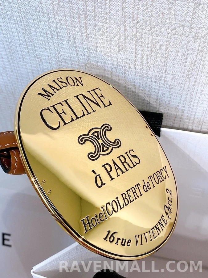 셀린느 셀린느 메종 빈티지 오벌 버클 벨트 상세 이미지