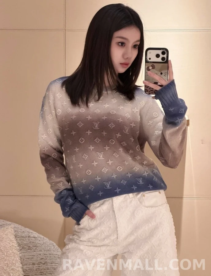 루이비통 루이비통 그라데이션 모노그램 니트 상세 이미지