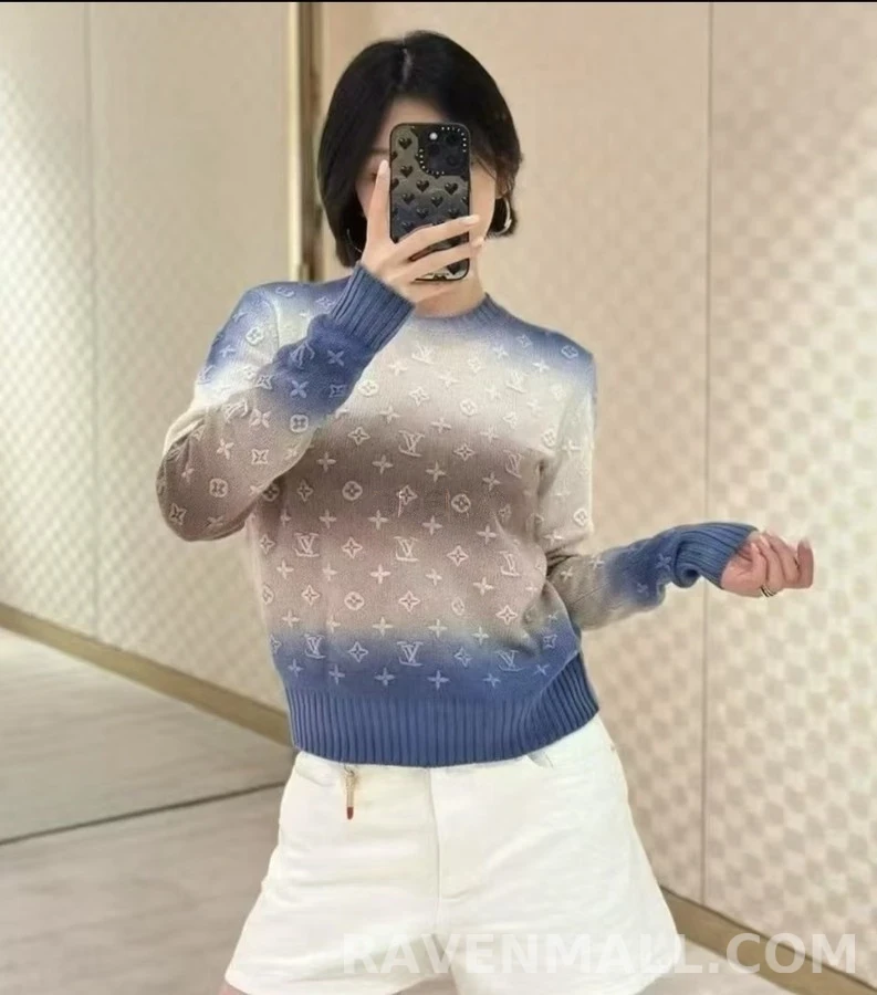 루이비통 루이비통 그라데이션 모노그램 니트 상세 이미지