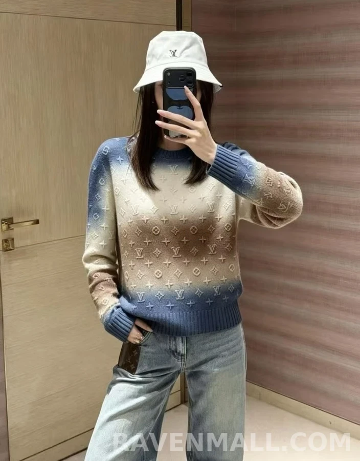 루이비통 루이비통 그라데이션 모노그램 니트 상세 이미지
