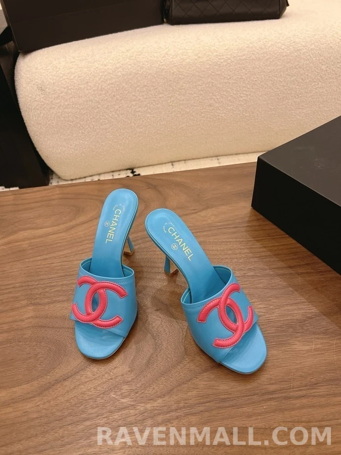샤넬 샤넬 더블 C 로고 뮬 상세 이미지