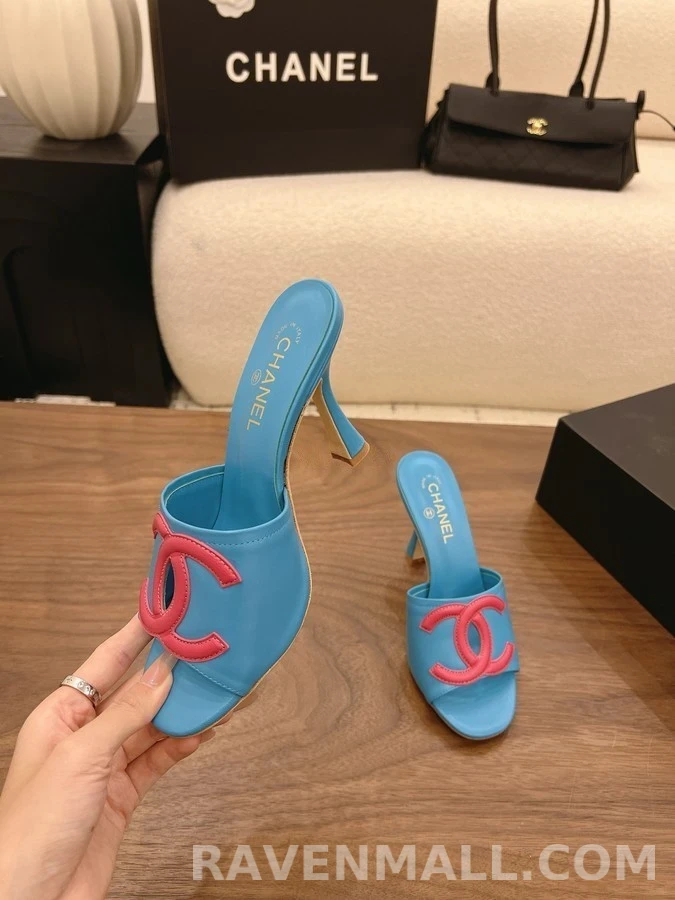 샤넬 샤넬 더블 C 로고 뮬 상세 이미지