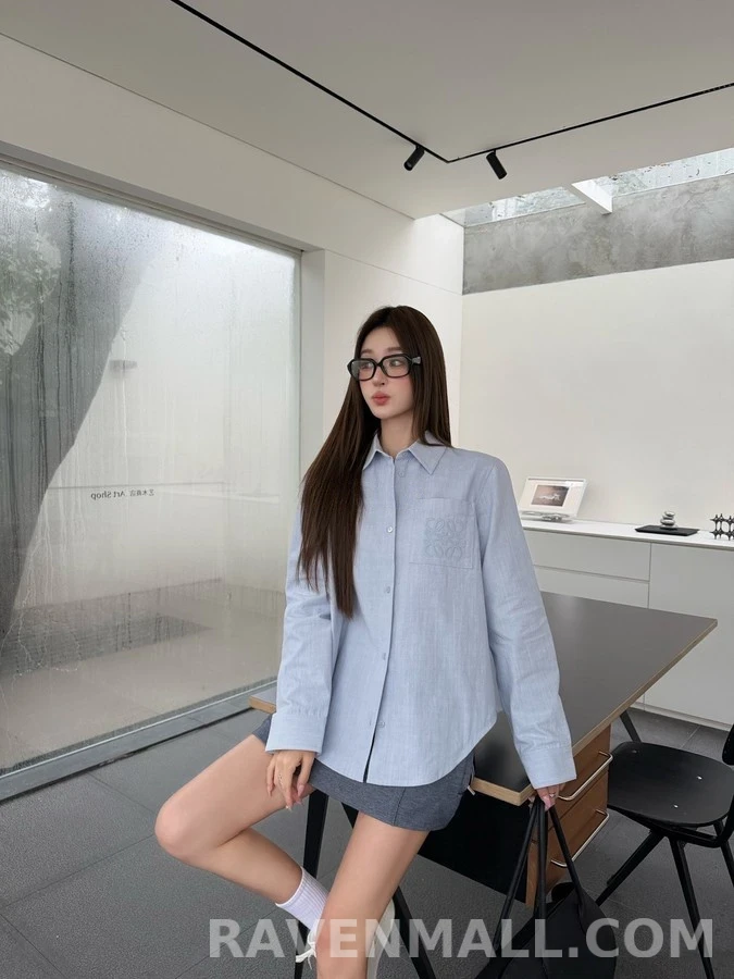 로에베 로에베 아나그램 자수 셔츠 상세 이미지