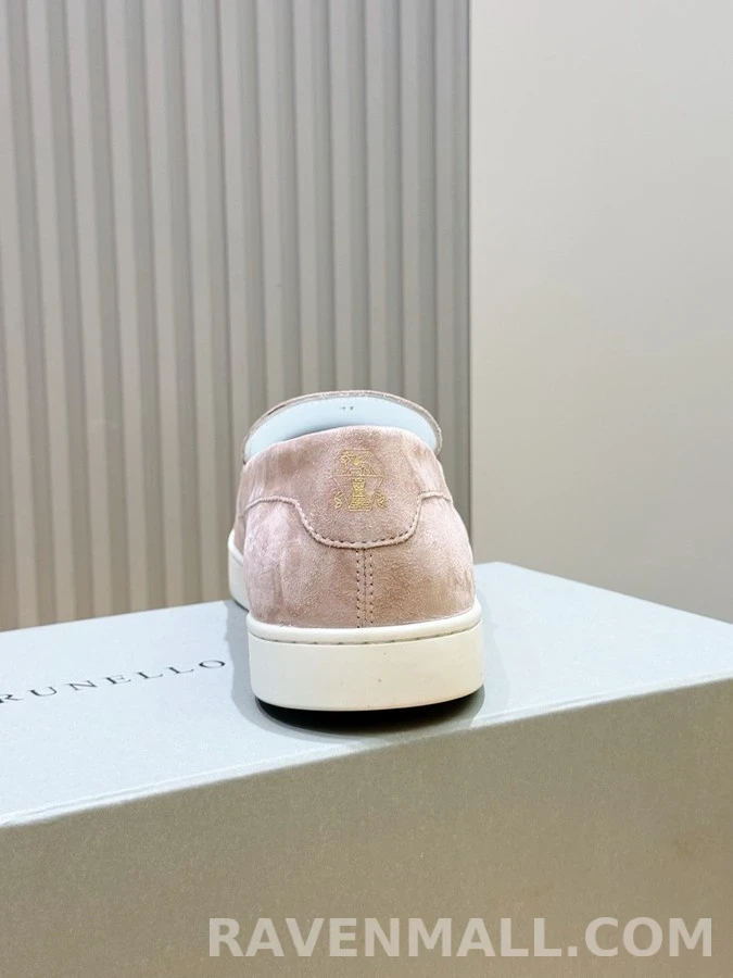 브루넬로 쿠치넬리 브루넬로 쿠치넬리 스웨이드 로퍼 상세 이미지