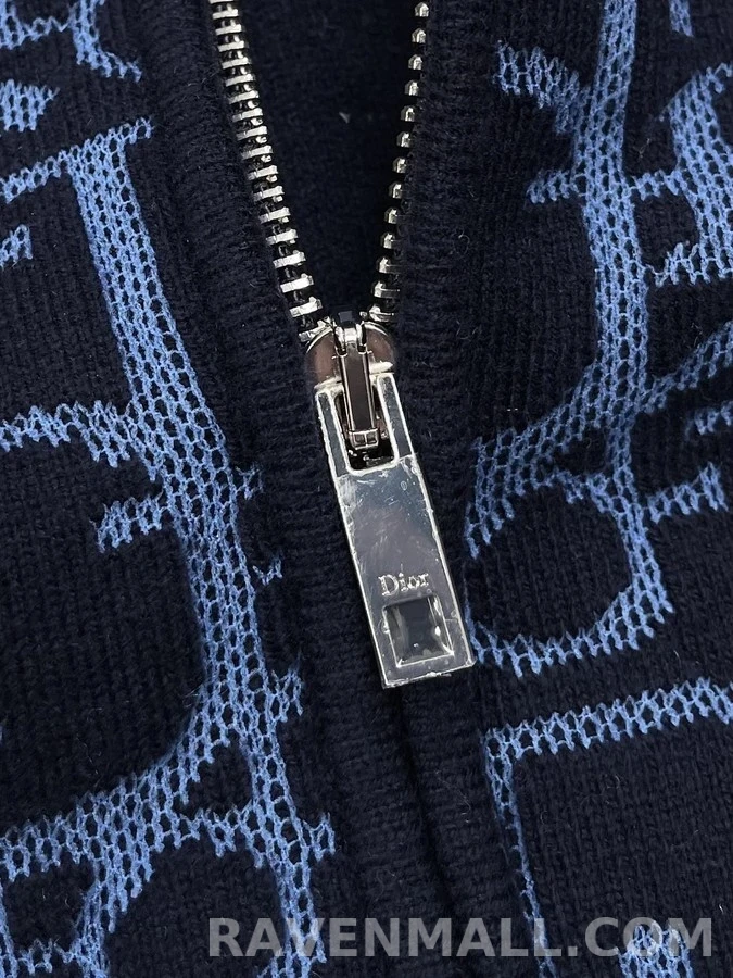 디올 디올 오블리크 패턴 후드 집업 상세 이미지