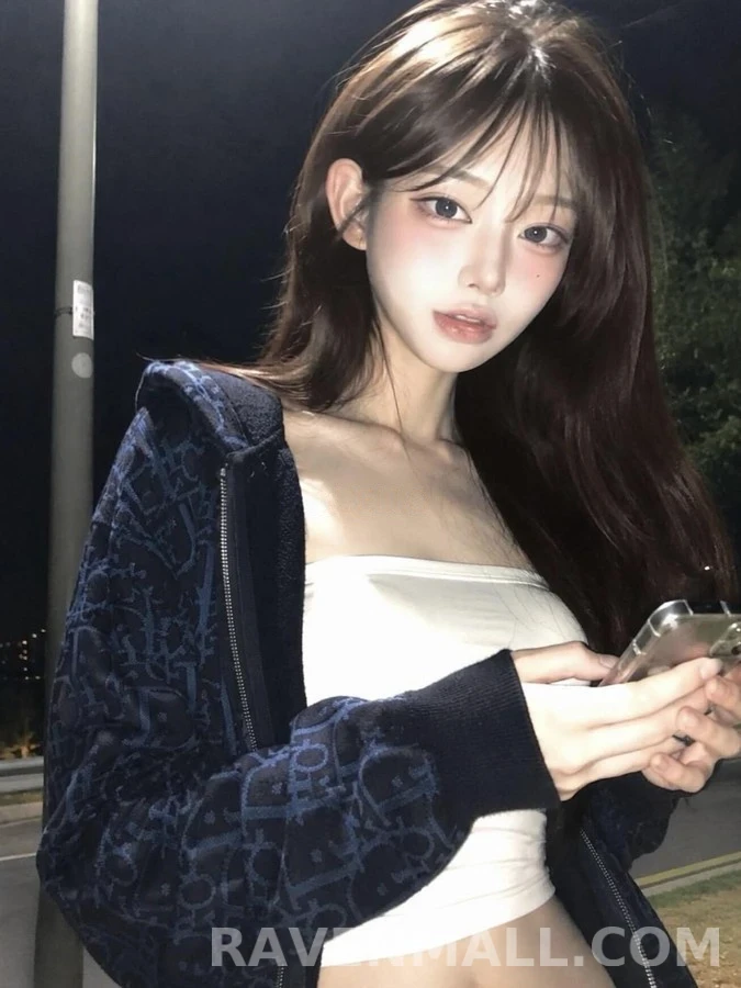 디올 디올 오블리크 패턴 후드 집업 상세 이미지