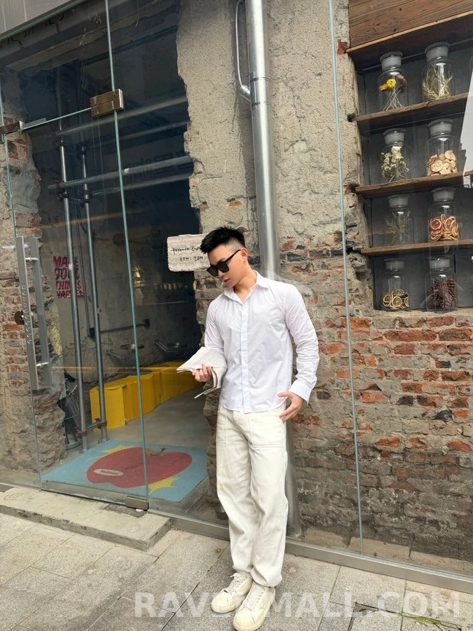 디올 디올 자수 긴팔 티셔츠 상세 이미지