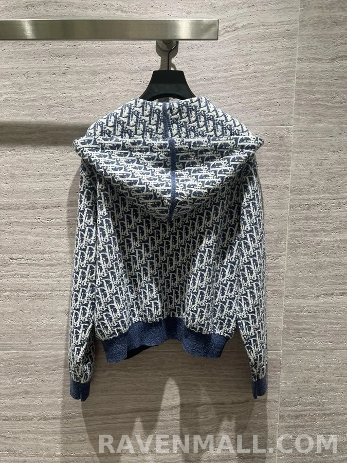 디올 디올 오블리크 자카드 후드 집업 상세 이미지