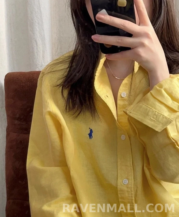 폴로 랄프 로렌 폴로 랄프 로렌 포니 자수 셔츠 상세 이미지