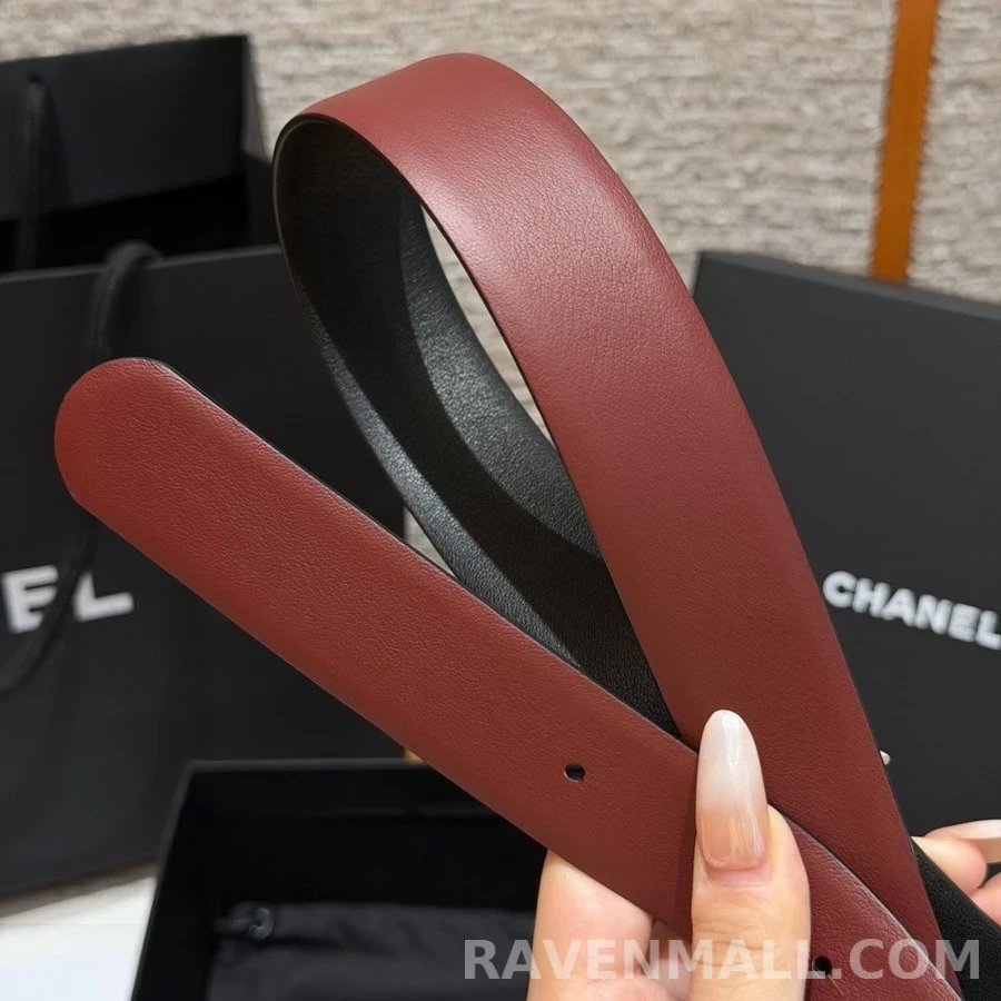 샤넬 샤넬 진주 로고 벨트 상세 이미지