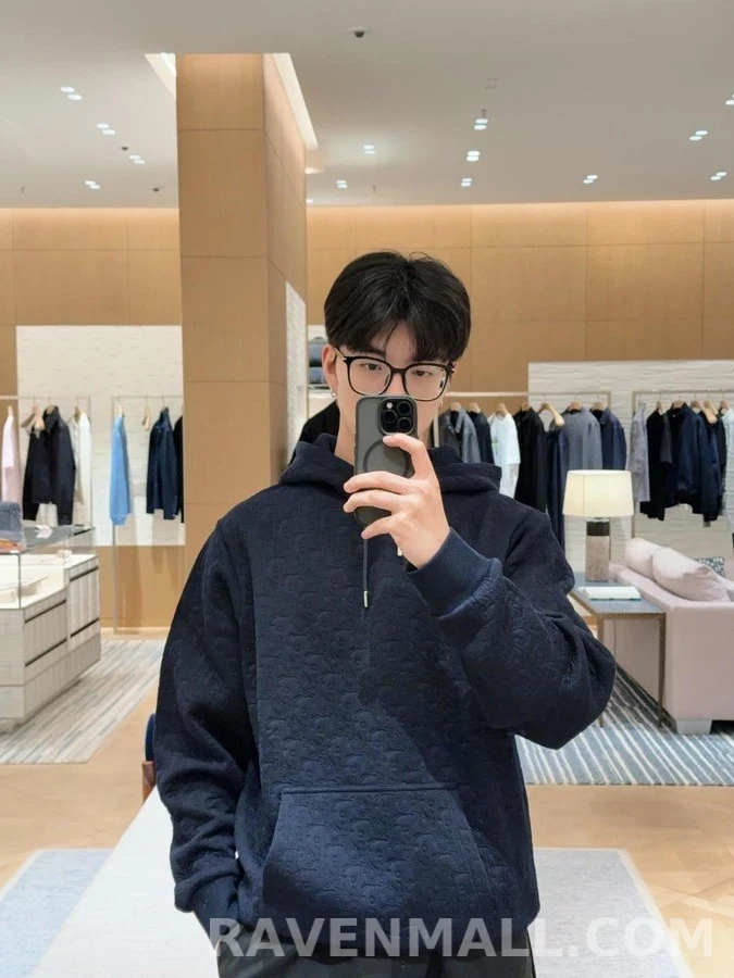 디올 디올 오블리크 퀼팅 후드 맨투맨 상세 이미지