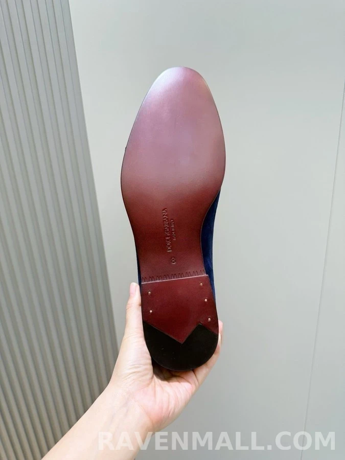 돌체앤가바나 돌체앤가바나 자수 스웨이드 로퍼 상세 이미지