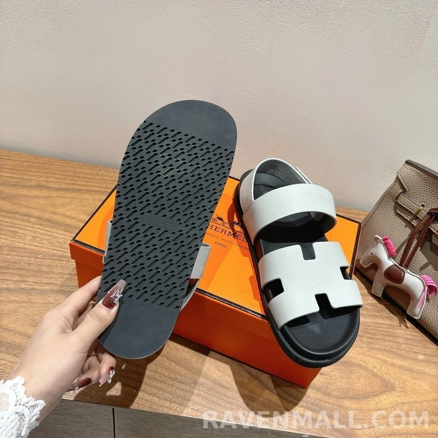 에르메스 에르메스 H 컷아웃 스트랩 샌들 상세 이미지