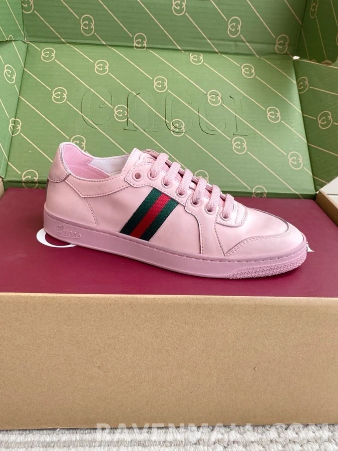 구찌 구찌 웹 스트라이프 로우탑 스니커즈 상세 이미지