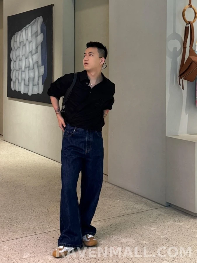 로에베 로에베 아나그램 자수 긴팔 셔츠 상세 이미지