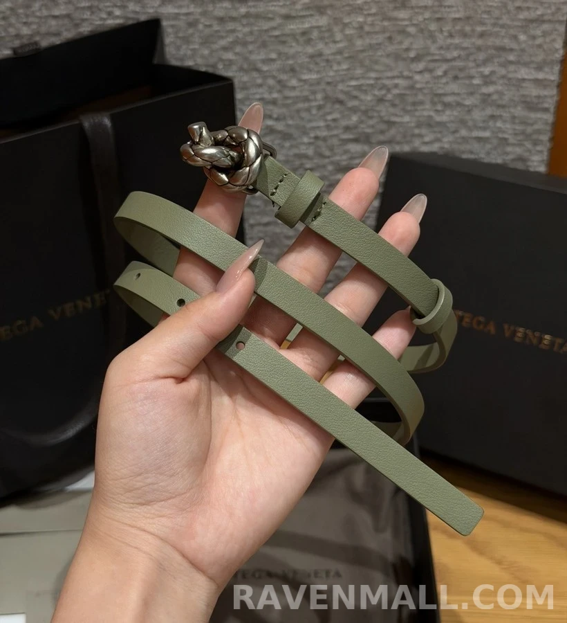 보테가베네타 보테가 베네타 미니 노트 가죽 벨트 상세 이미지