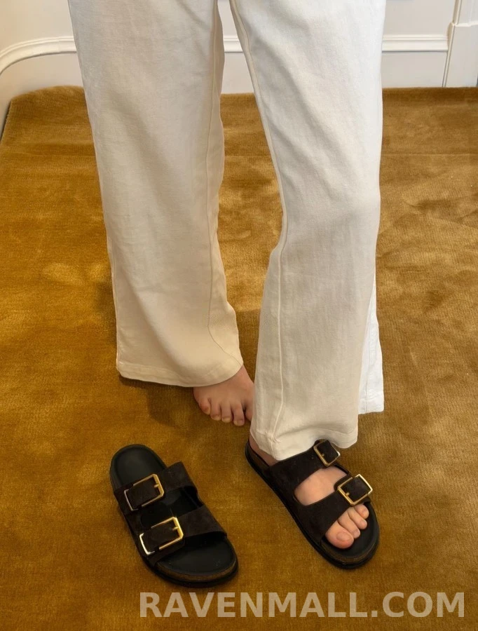 더로우 더로우 더블 버클 샌들 상세 이미지