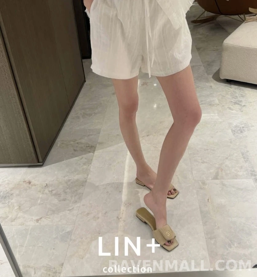 샤넬 샤넬 버클 스퀘어토 플랫 샌들 상세 이미지