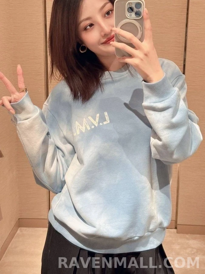 루이비통 루이비통 타이다이 로고 니트 상세 이미지