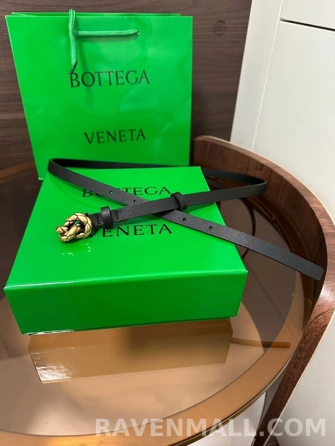 보테가베네타 보테가 베네타 매듭 버클 가죽 벨트 상세 이미지