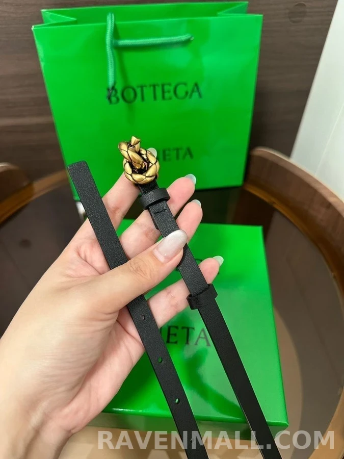 보테가베네타 보테가 베네타 매듭 버클 가죽 벨트 상세 이미지